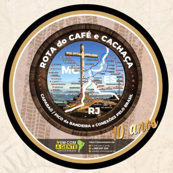 VEM COM A GENTE. Curtir as belezas e Maravilhas da Rota do Café e Cachaça. Por R$1,00 apenas. 